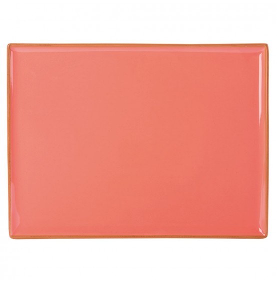 Seasons Coral Rectangular Platter